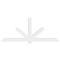 Ekena Millwork Kennewick Architectural Grade PVC Gable Bracket, 108"W x 45"H x 6"D x 6"F, 10/12 Pitch GBP108X45X0606KEN00 - alternate 5